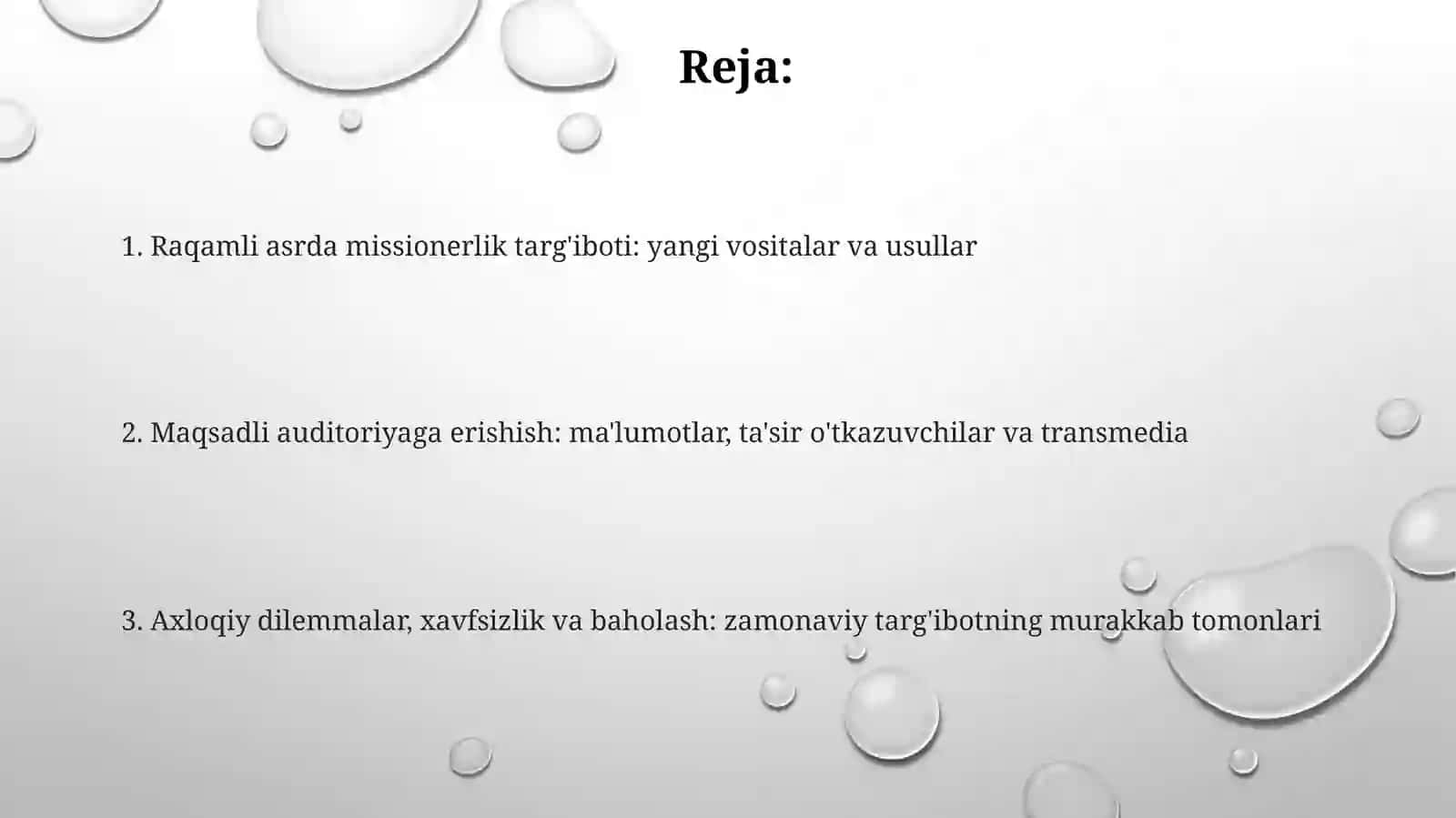Missionerlik targ’iboti uslub va vositalarining zamonaviylashuvi 2