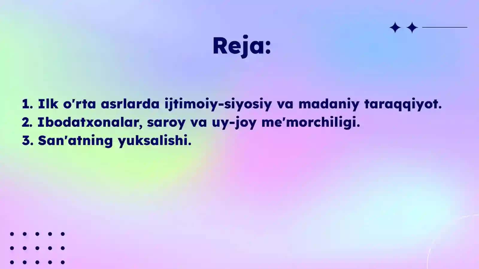 Ilk o’rta asrarxeologikyodgorliklari 2