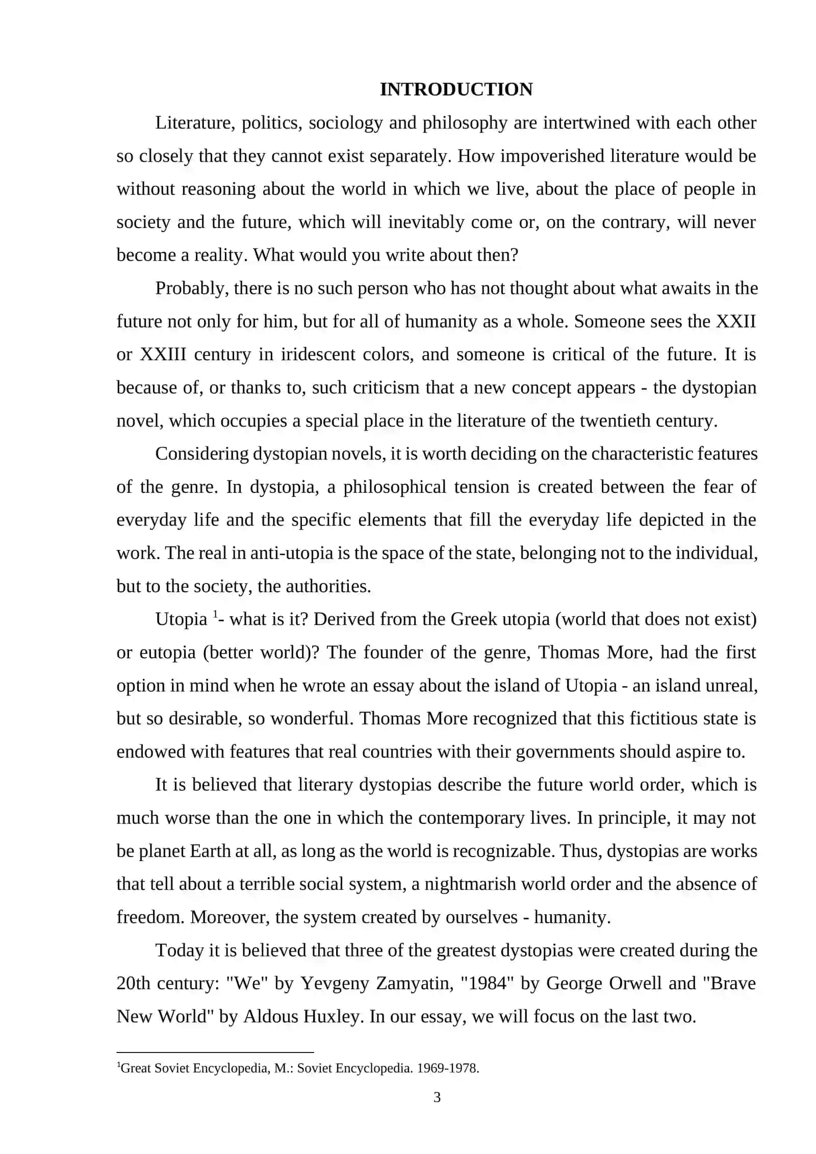 AULDOUS AUXLEY AND DYSTOPIAN NOVEL THE BRAVE NEW WORLD 2