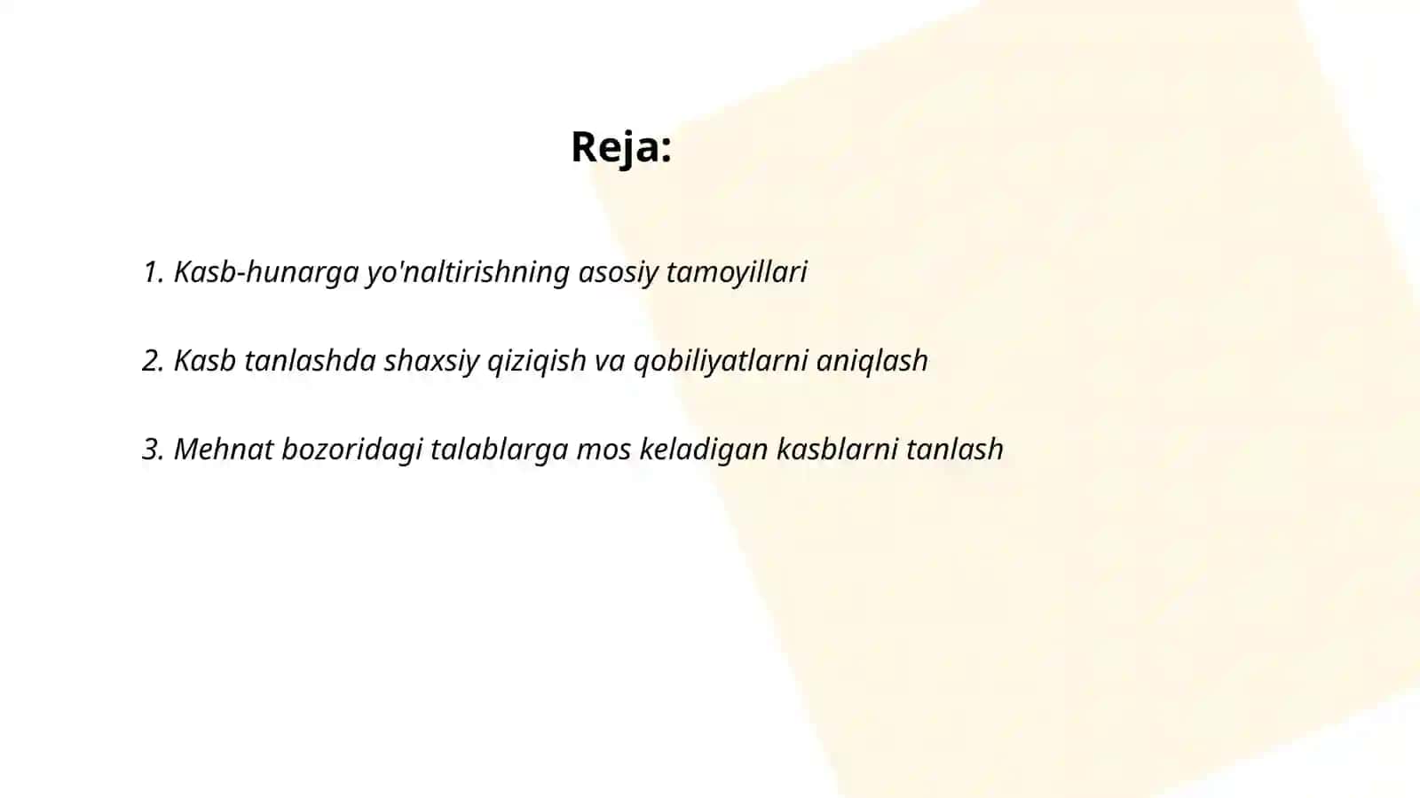 Kasb hunarga yoʻnaltirish tamoyillari shakl va metodlari 2