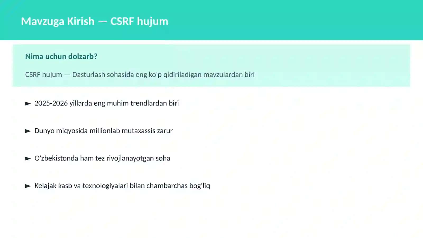 CSRF hujum 2