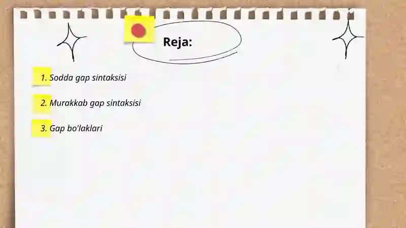 Sintaktik uslubiyat.Sintaktik tahlil mezonlari 2