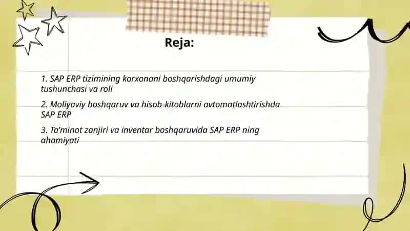 SAP ERP tizimi 2