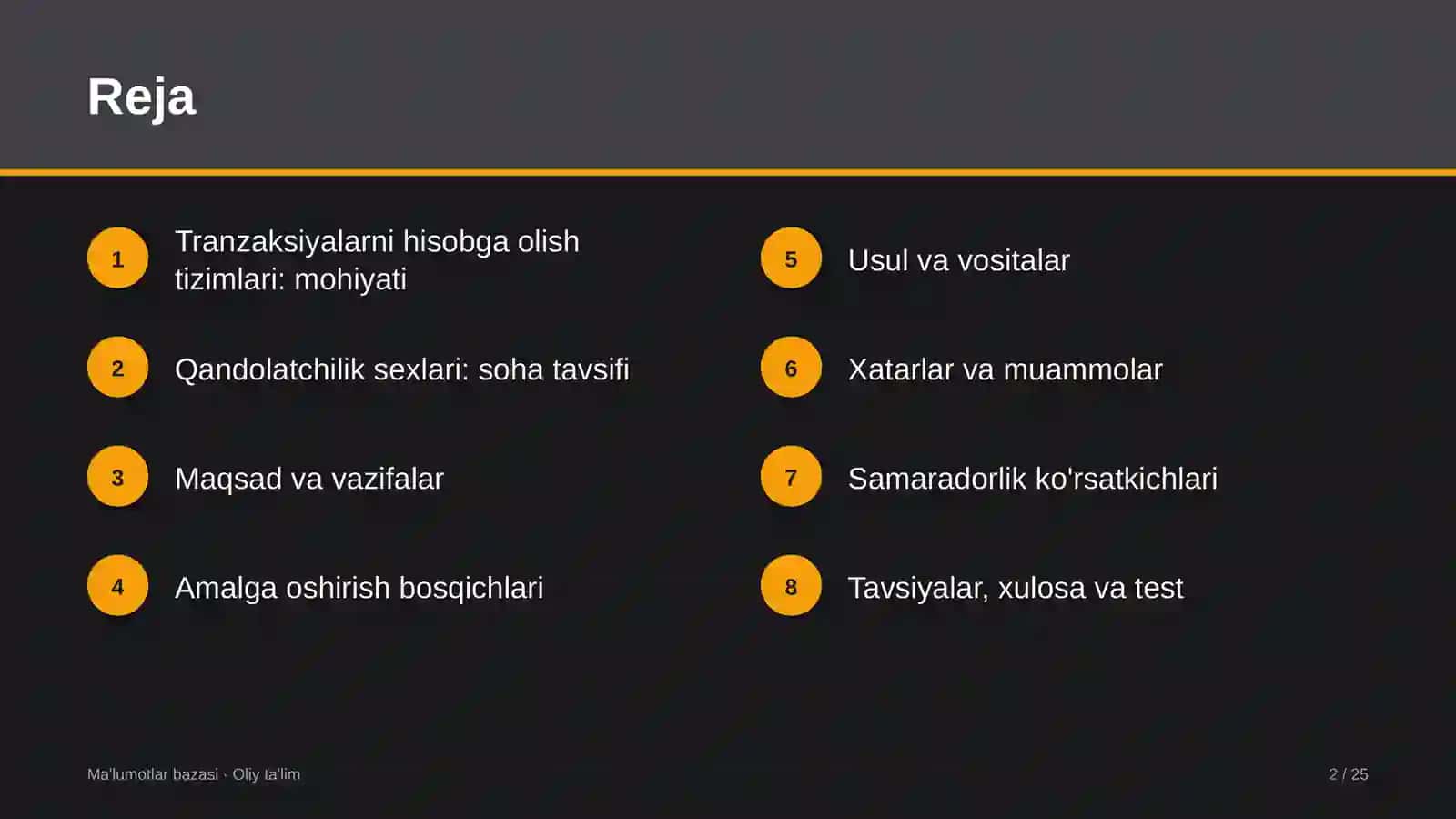 qandolatchilik sexlarida tranzaksiyalarni hisobga olish tizimlari 8315 2