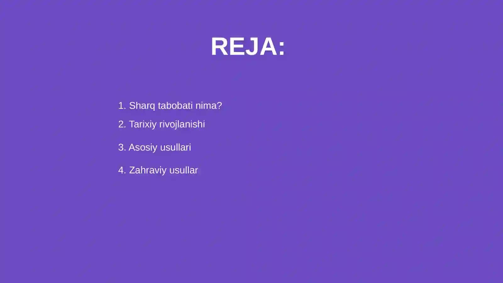 Sharq tabobati 2