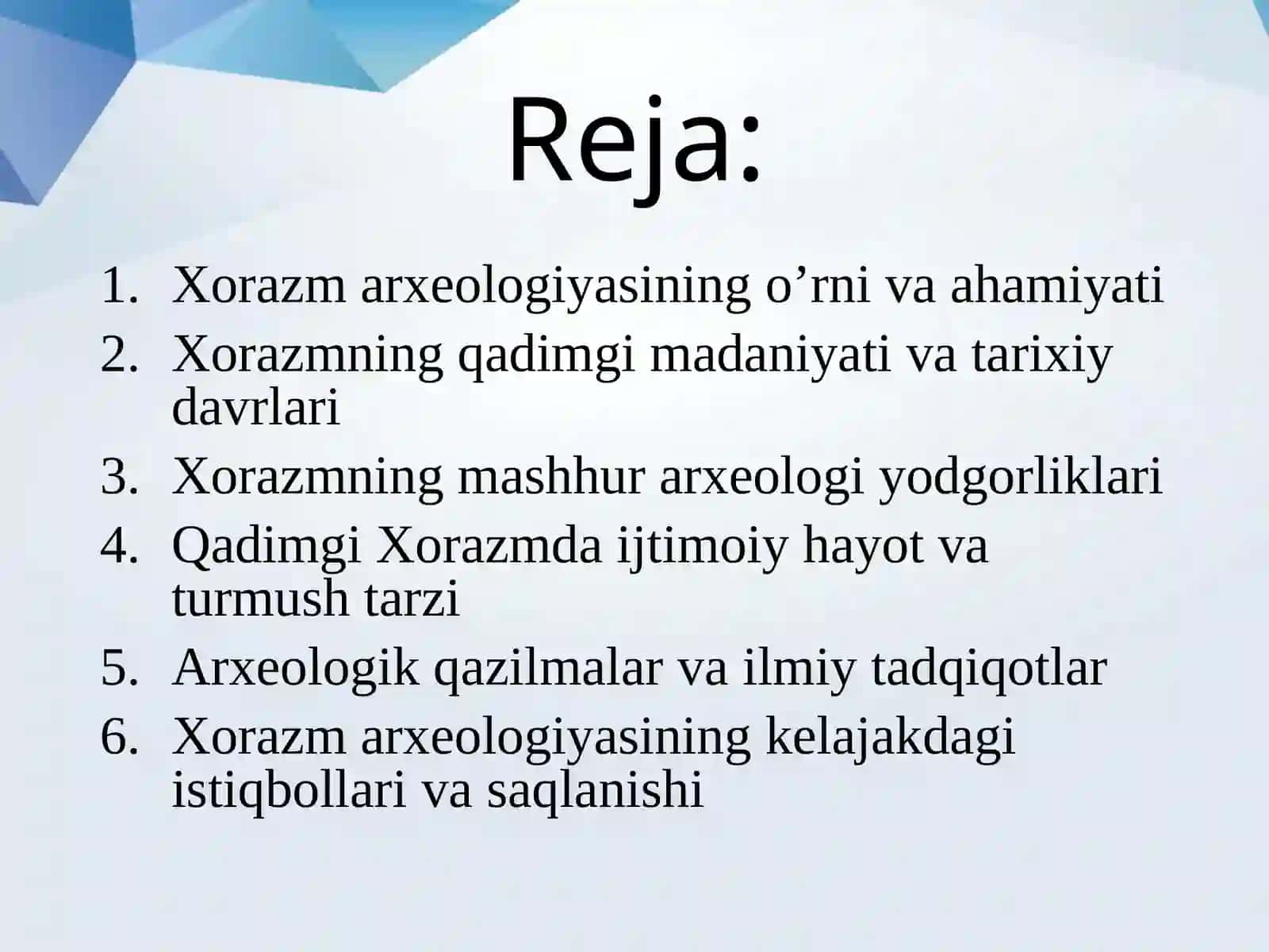 Xorazm arxeologiyasi 2