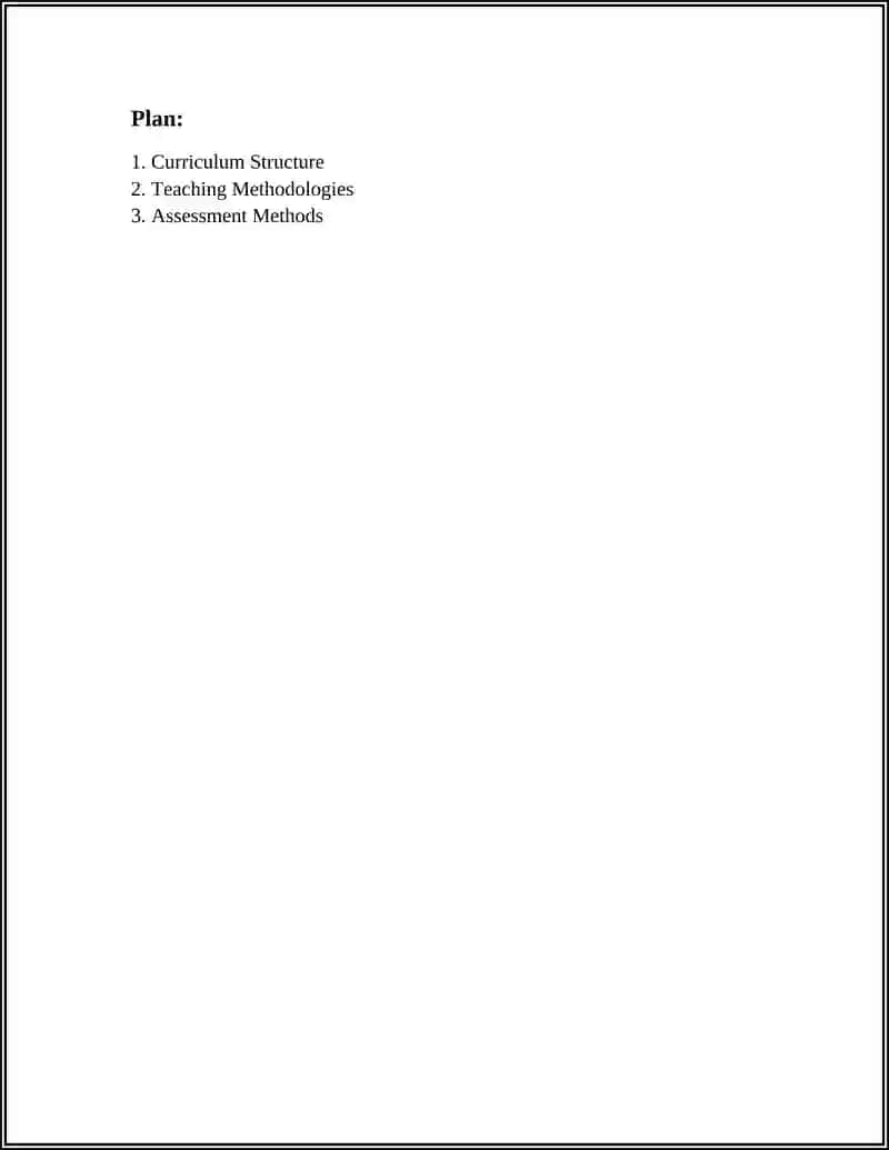 Curriculum Structures 2