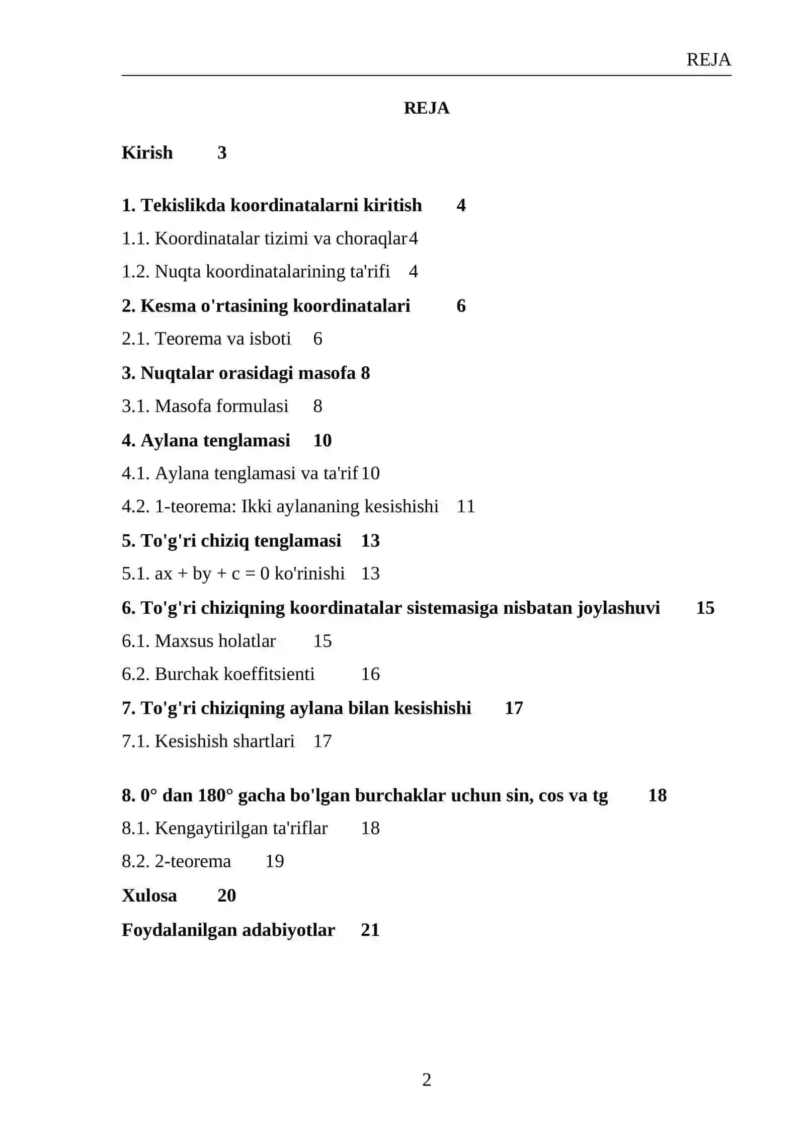 Tekislikda vektorlar 2