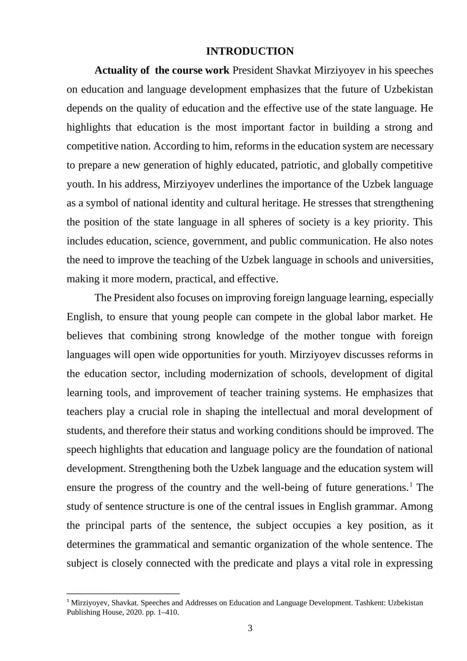 Ways of expressing the Subject and structural types of the subject 2