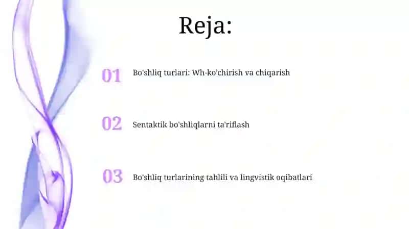 Gap sintaksisi, gaplarning tasniflari 2