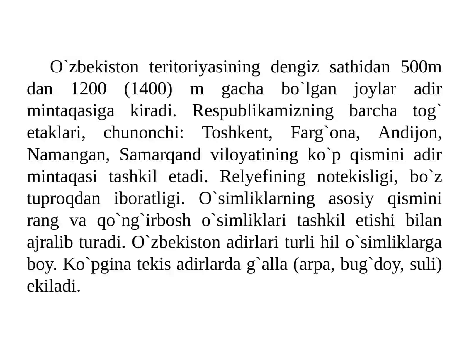 Adir zonasi dorivor o’simliklarining biologiyasi va ekologiyasi 2