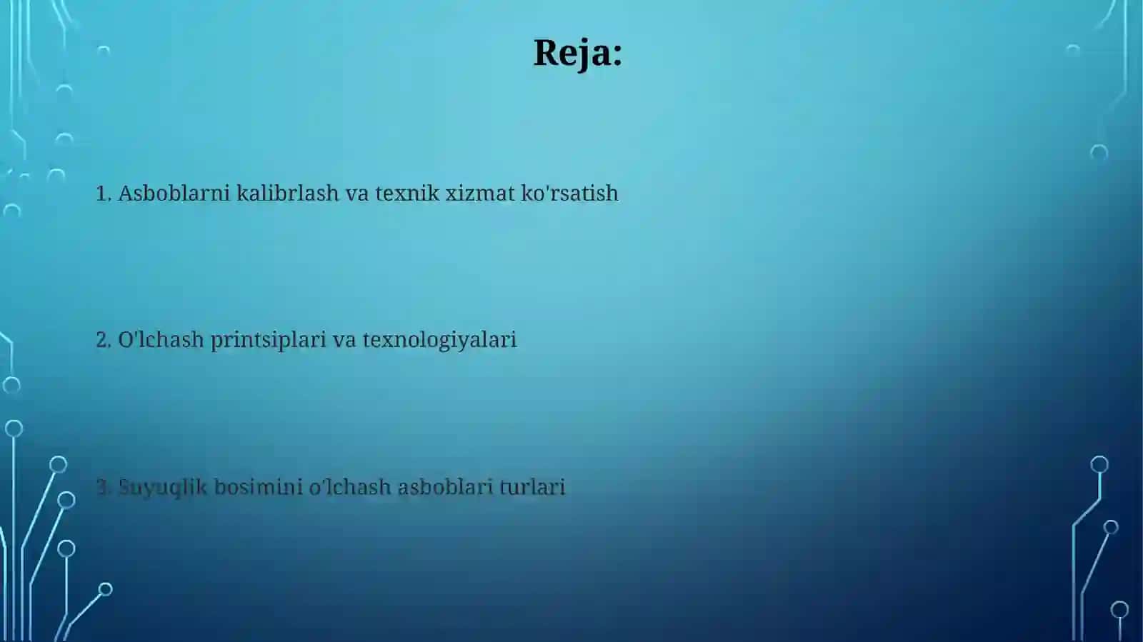 Suyuqlik bosimini o'lchash asboblari 2