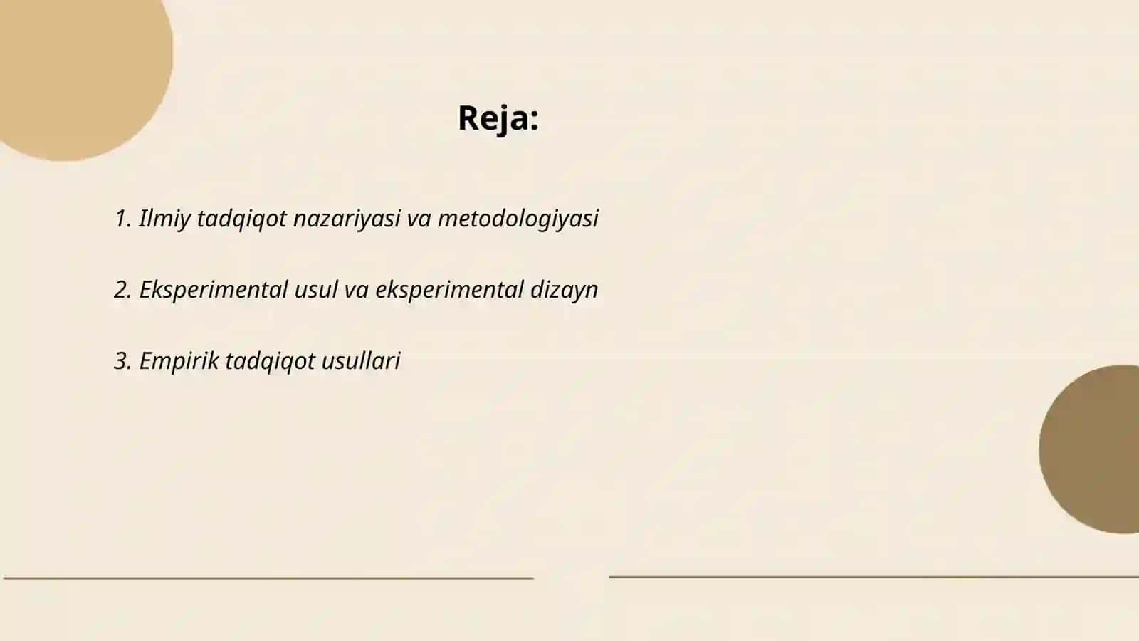 Ilmiy tadqiqot usullari 2