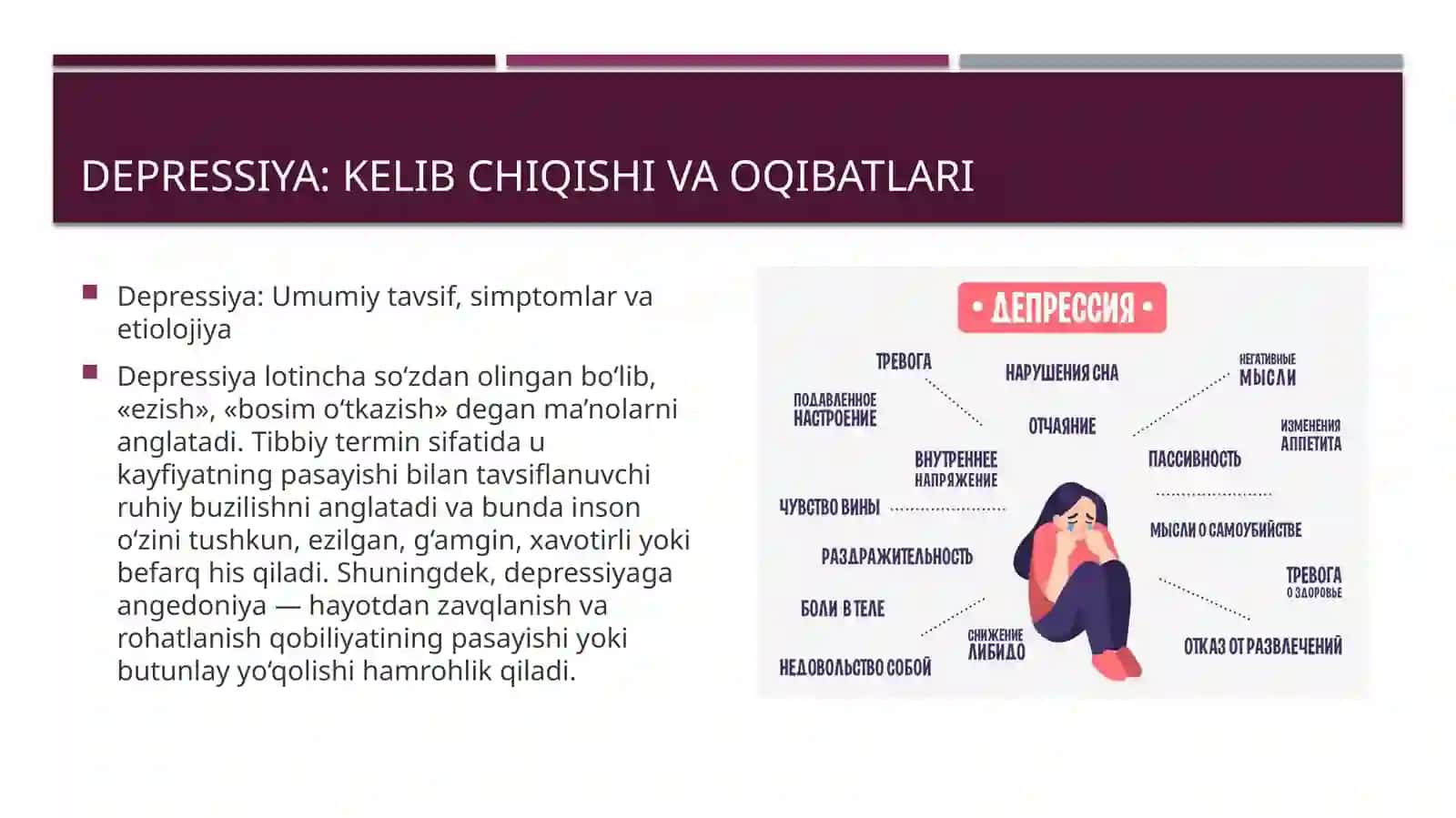 Depressiya:kelibchiqishivaoqibatlari 2
