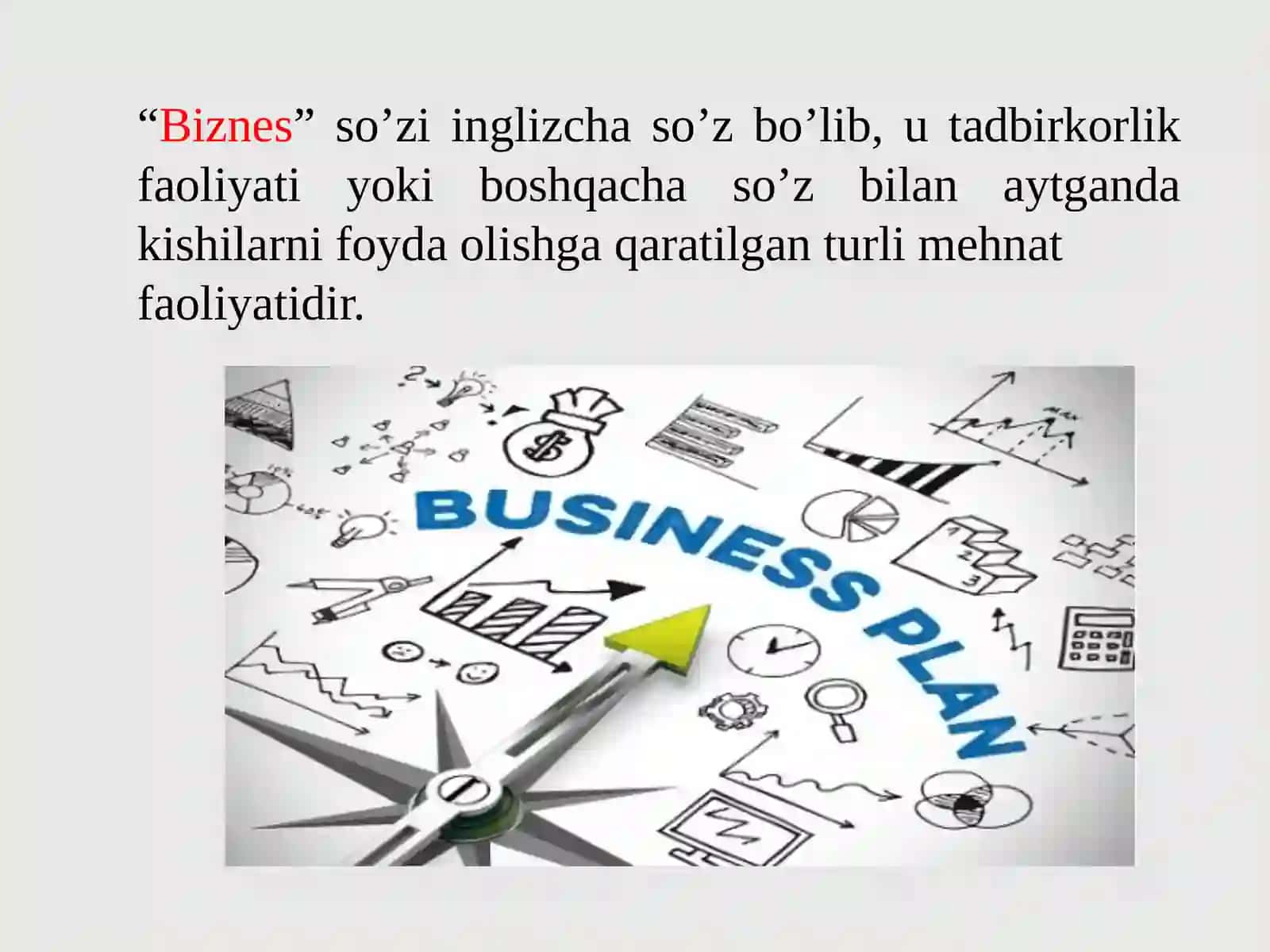 Biznesga kirish 2