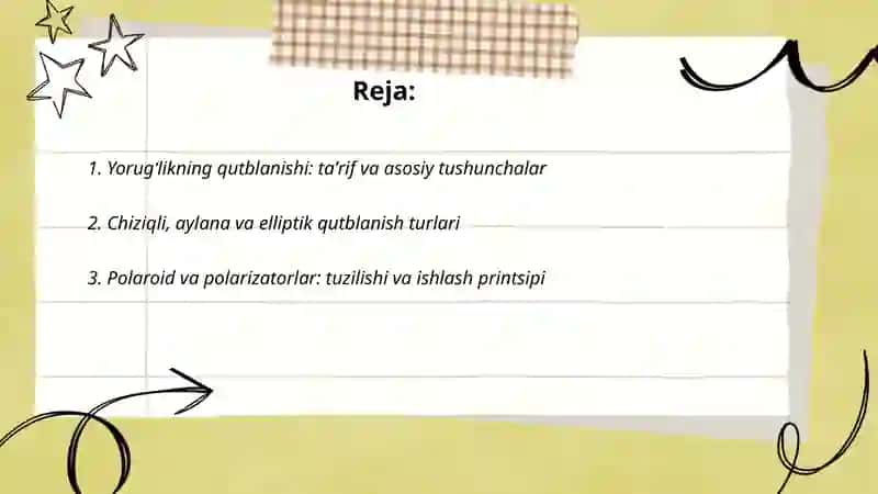 Yorugʻlikning qutblanishi. Buger qonuni 2