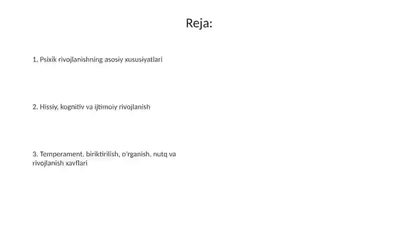 Chaqaloqlik davringni psixik xususiyatlari 2