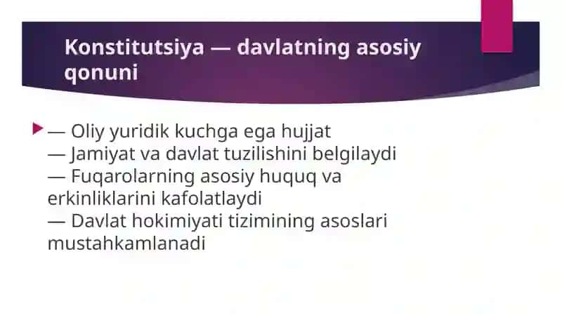Yangitahrirdagi Konstitutsiyaning mazmuni va qilinish bosqichlari 2