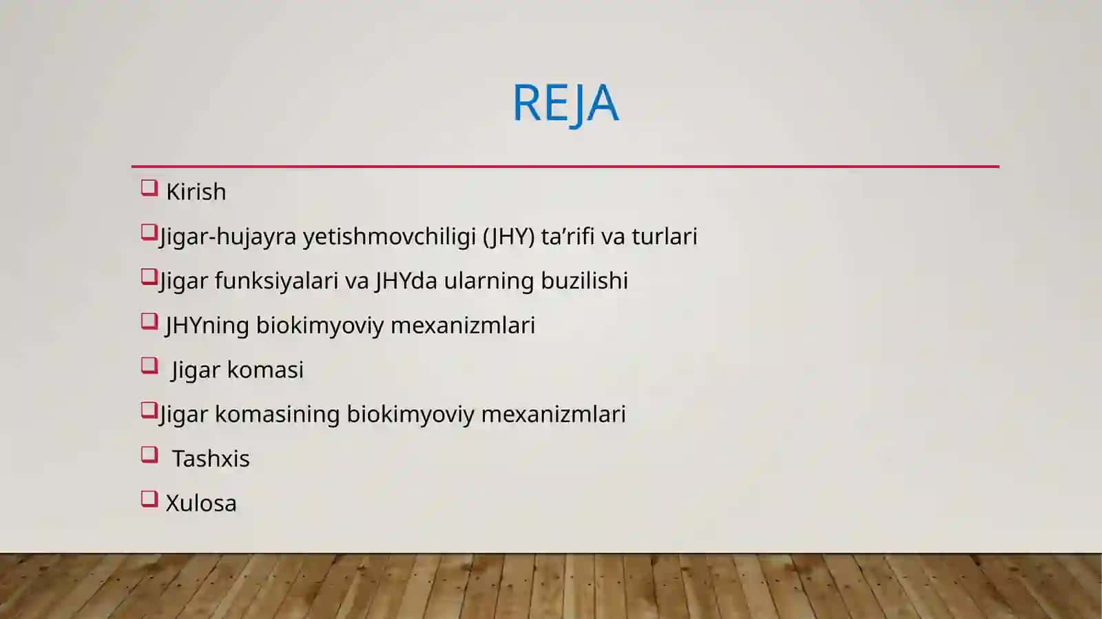 Jigar-hujayra Yetishmovchiligi va Jigar Komasining Biokimyoviy Mexanizmlari va Tashxisi 2