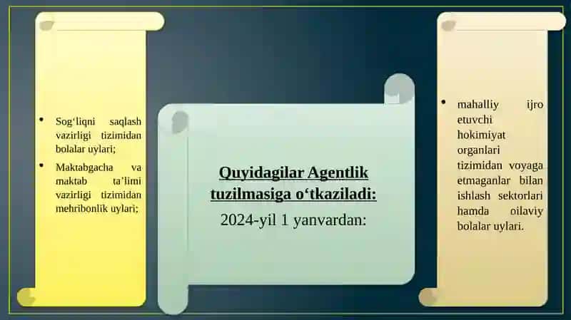 IJTIMOIY XIZMAT MARKAZLARI AGENTLIK VA TASHKILOTLARDA IJTIMOIY ISH AMALIYOTI 2