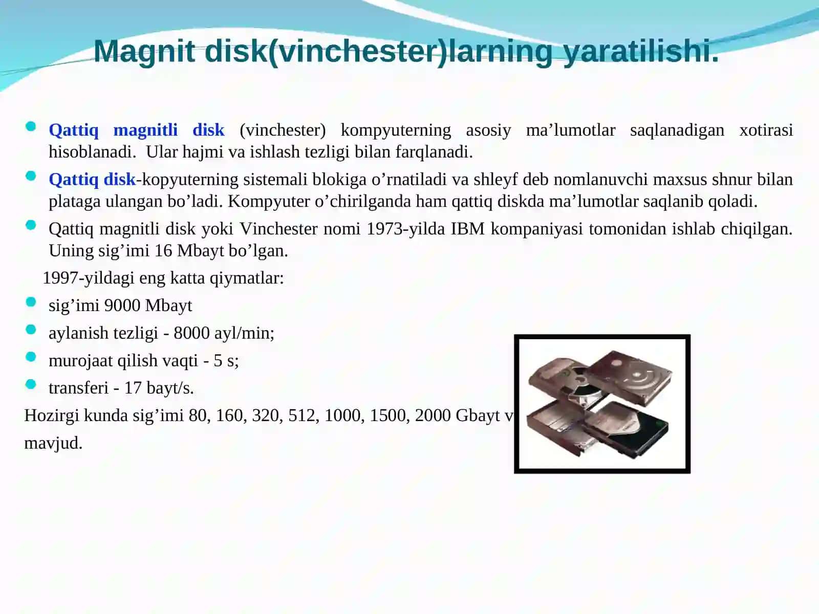 Qattiq magnitli disk(vinchester) 2