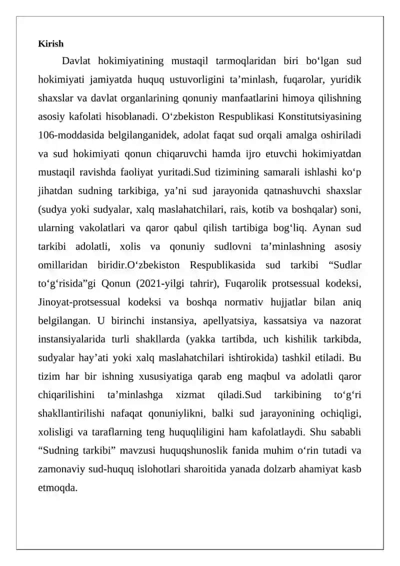 Sudning tarkibi 2