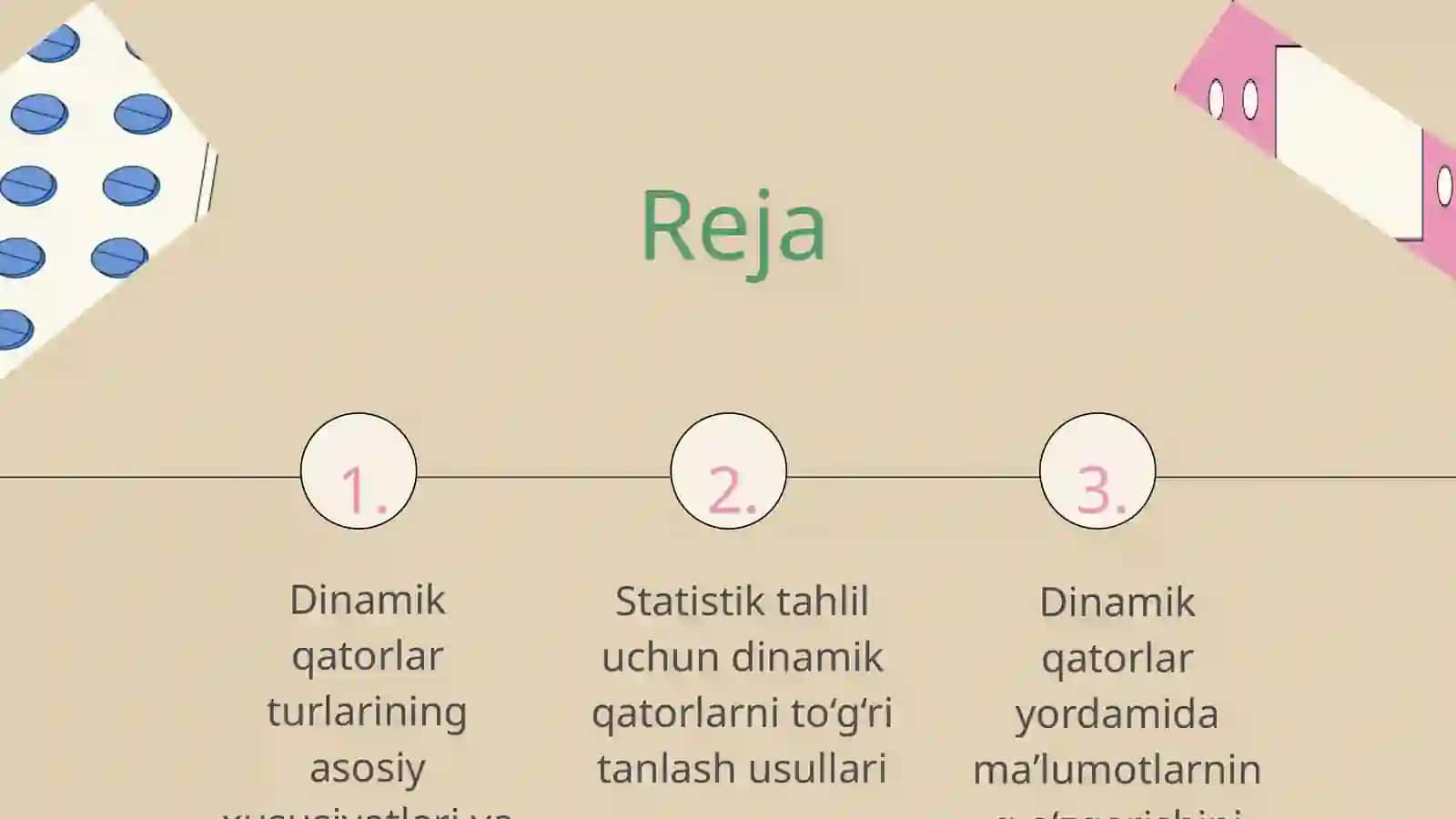 Dinamik qatorlar turlari korsatkichlari statistik tahlil etishda qollanilishi 2