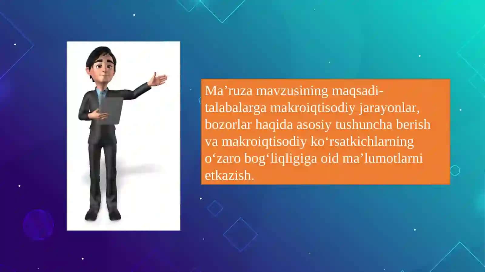 Makroiqtisodiyotga faniga kirish 2