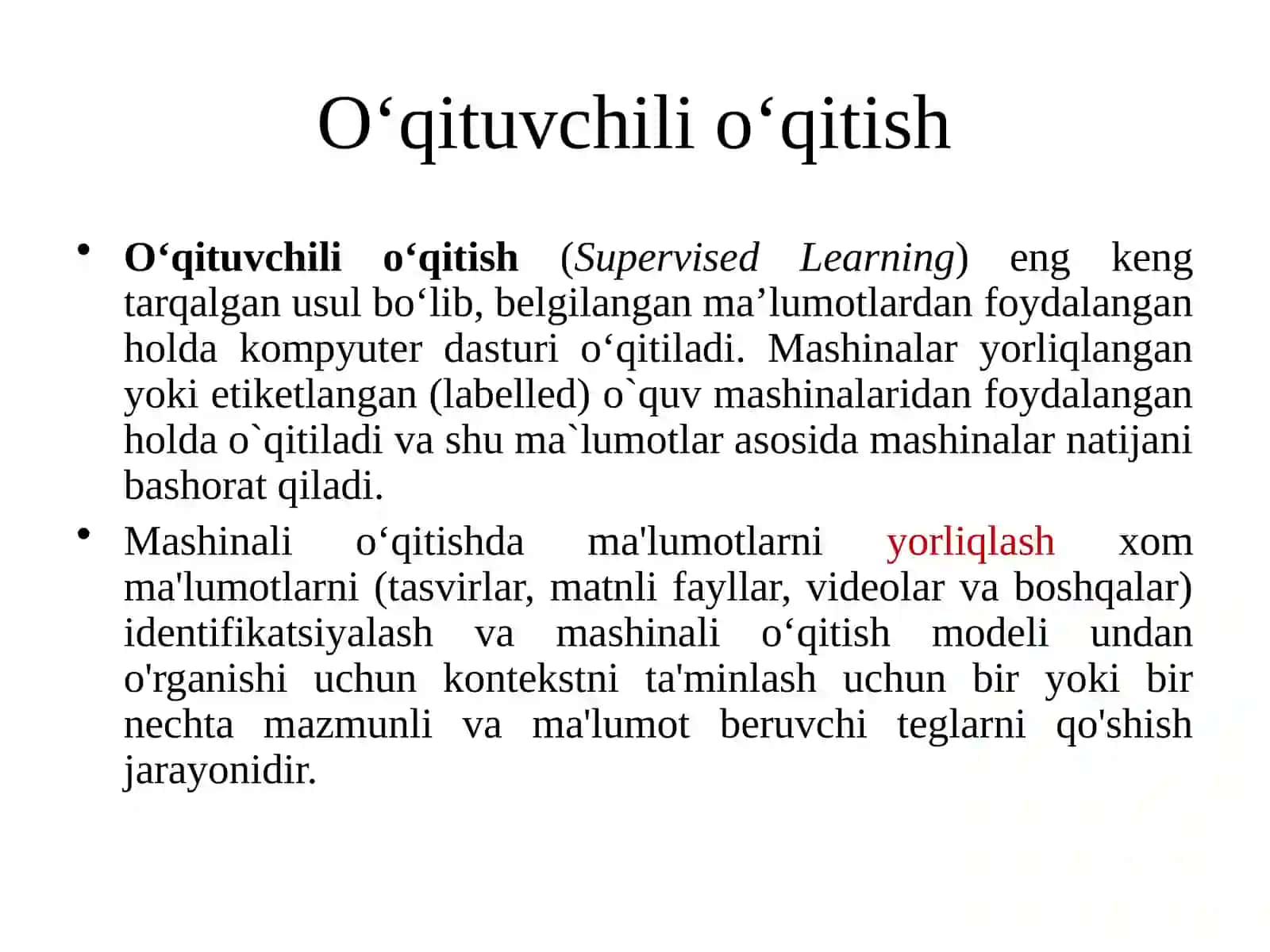 O‘qituvchisizo‘qitish. K-Means Clustering 2