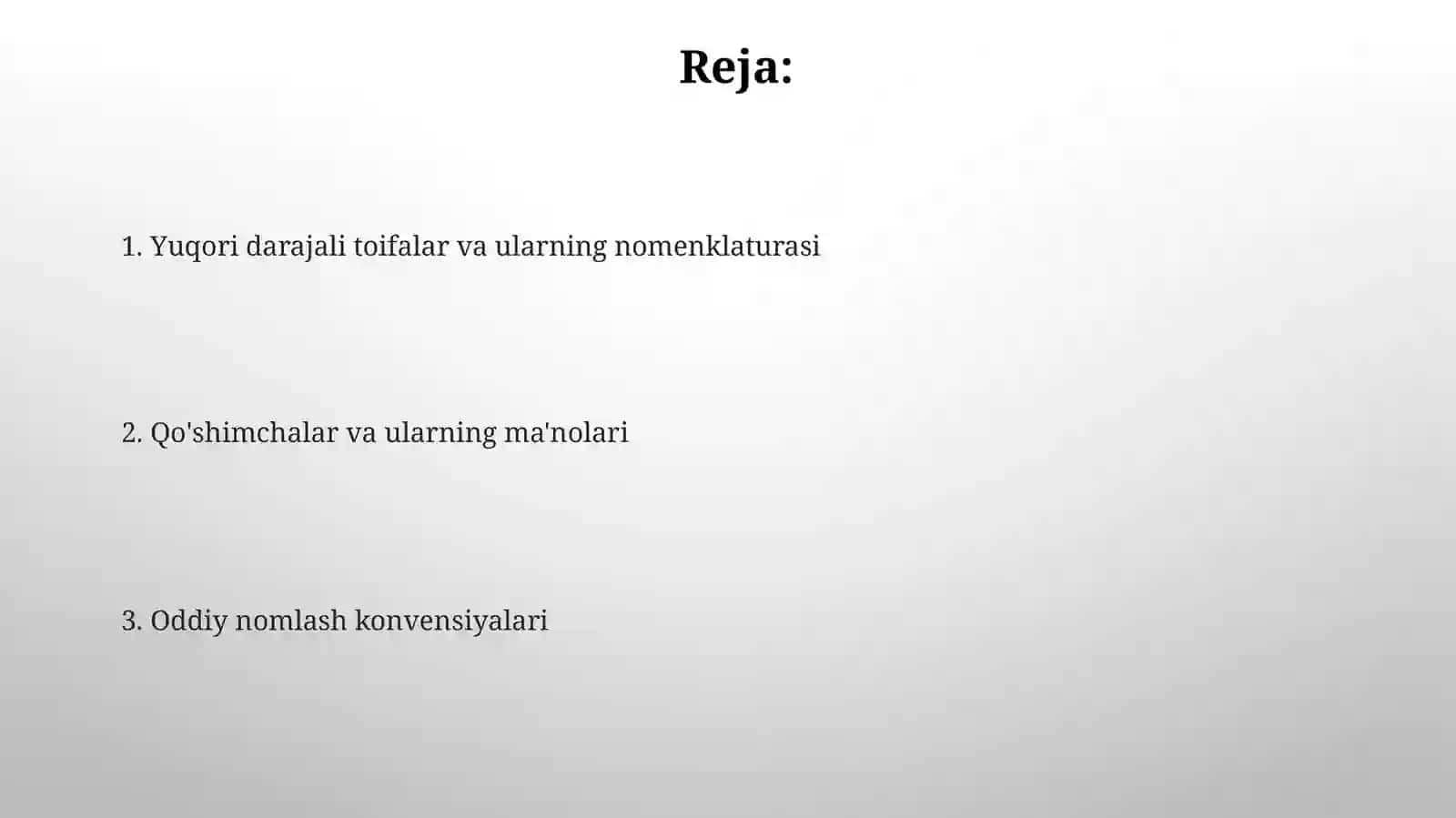 Bakteriya va Arxeylarni Nomlash Konventsiyalari 2
