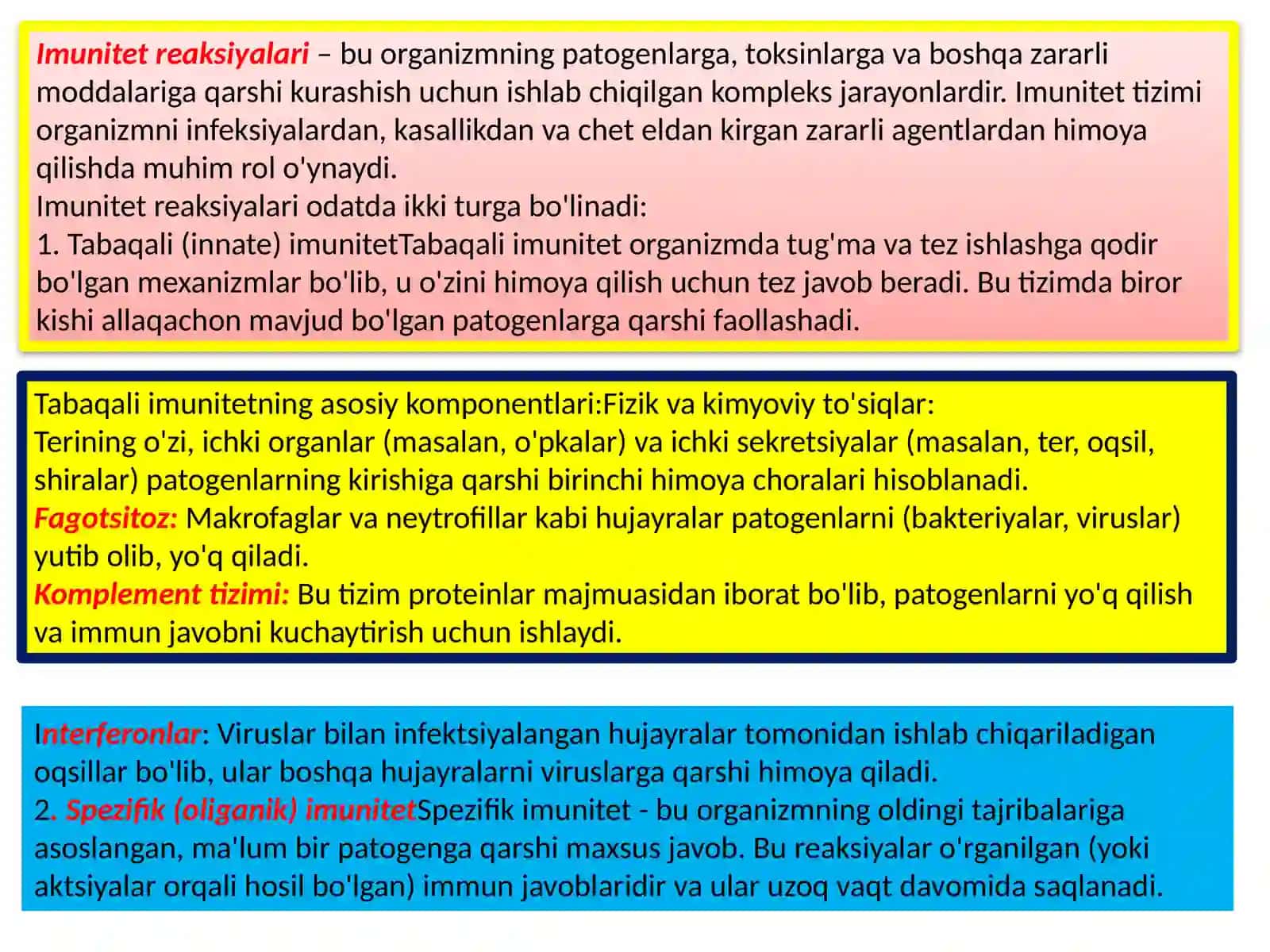 Imunitet reaksiyalari 2