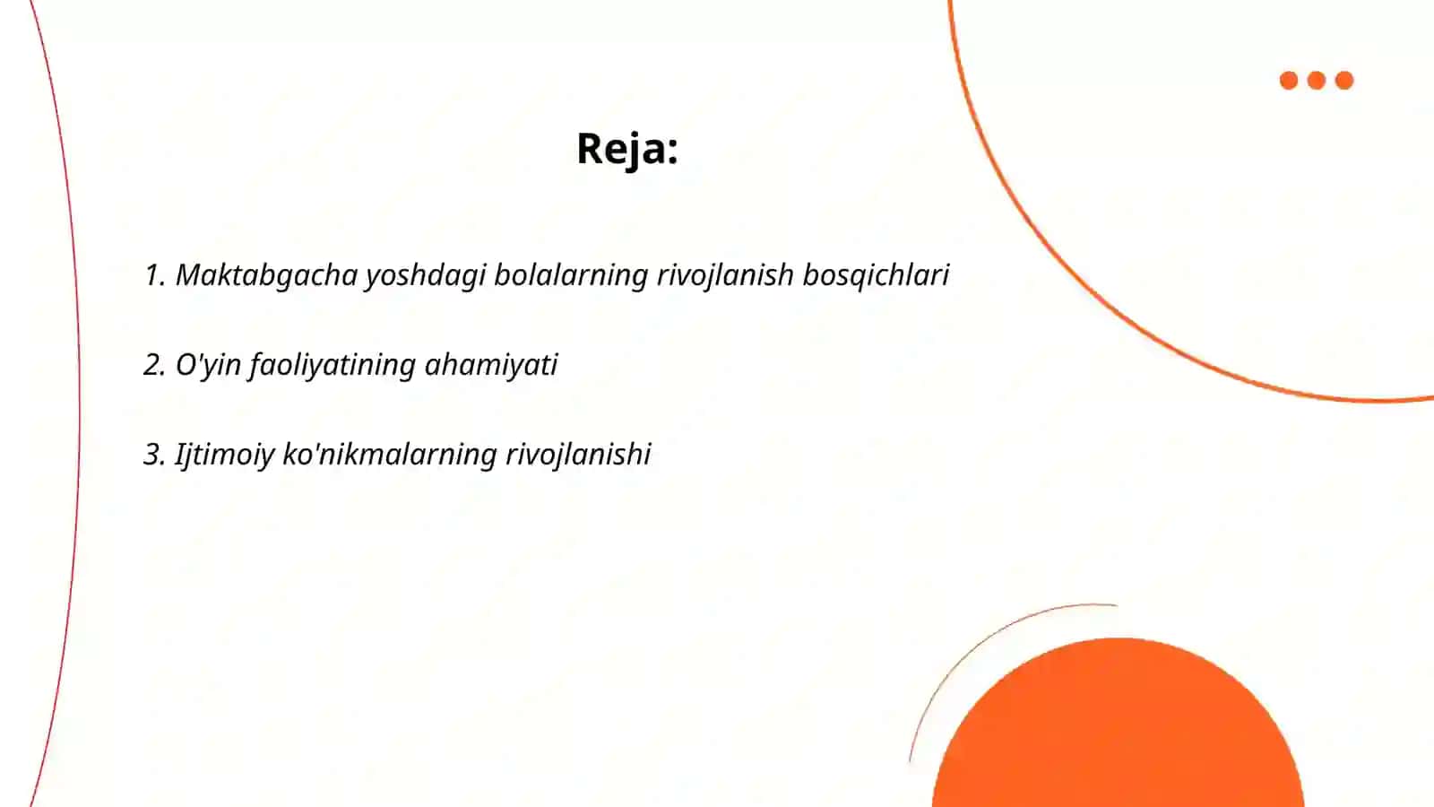 Maktabgacha ta'lim davrida yosh davrlarining o'ziga xos xususiyatlari 2