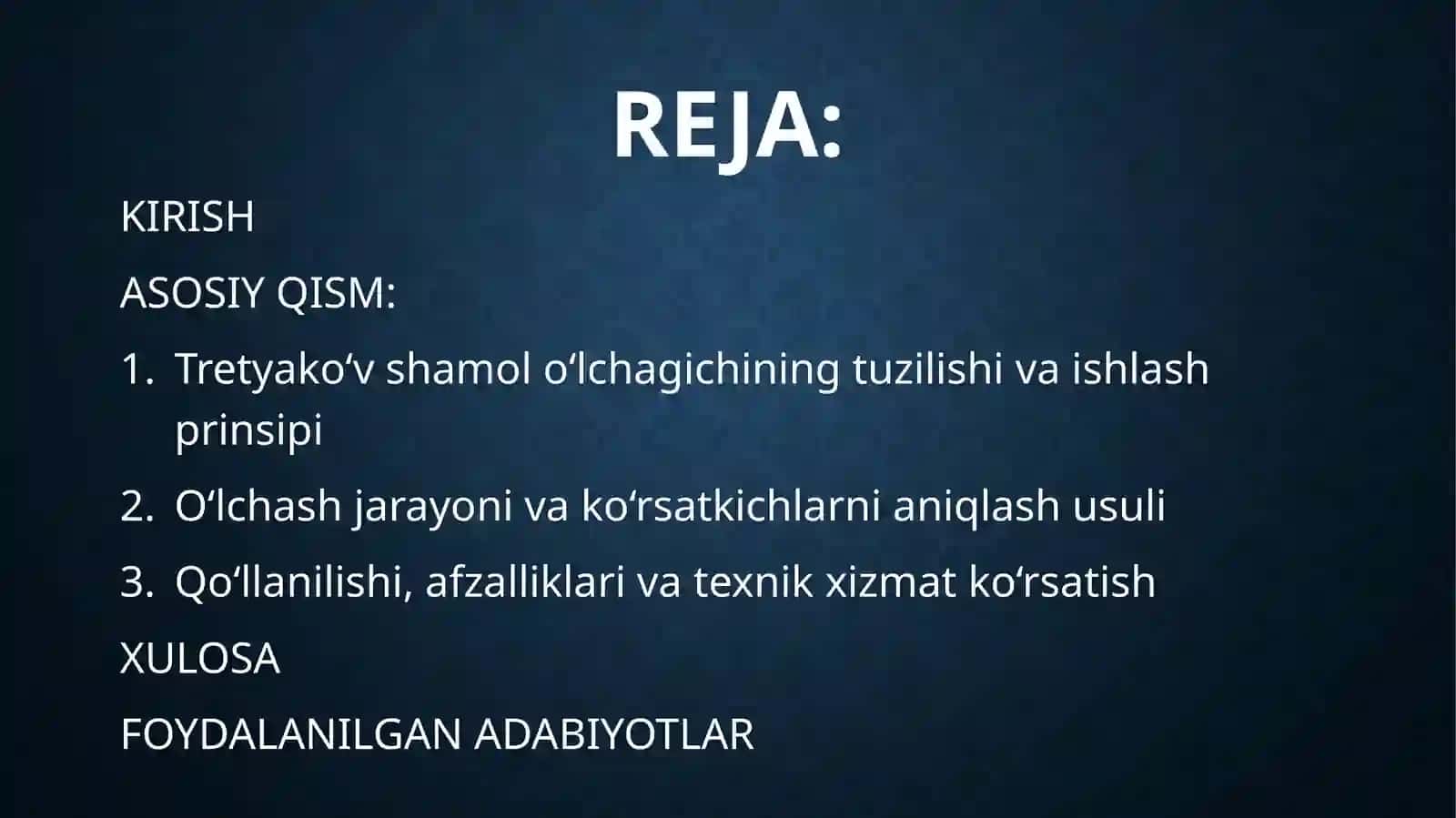 Tretyakoʻv shamol oʻlchagich 2