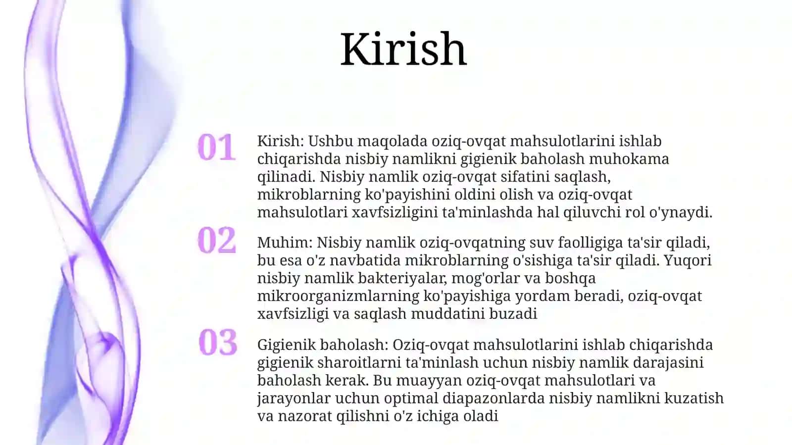 Ishlab Chiqarishda Nisbiy Namlikga GigiyenikBahoBerish 2