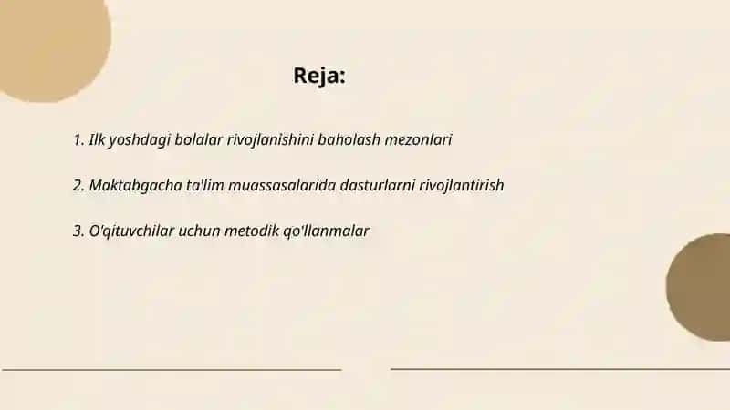 Ilk va Maktabgacha Yoshdagi Bolalar Rivojlanishiga Qo'yiladigan Davlat Talablarini Amaliyotga Tatbiq Etish 2