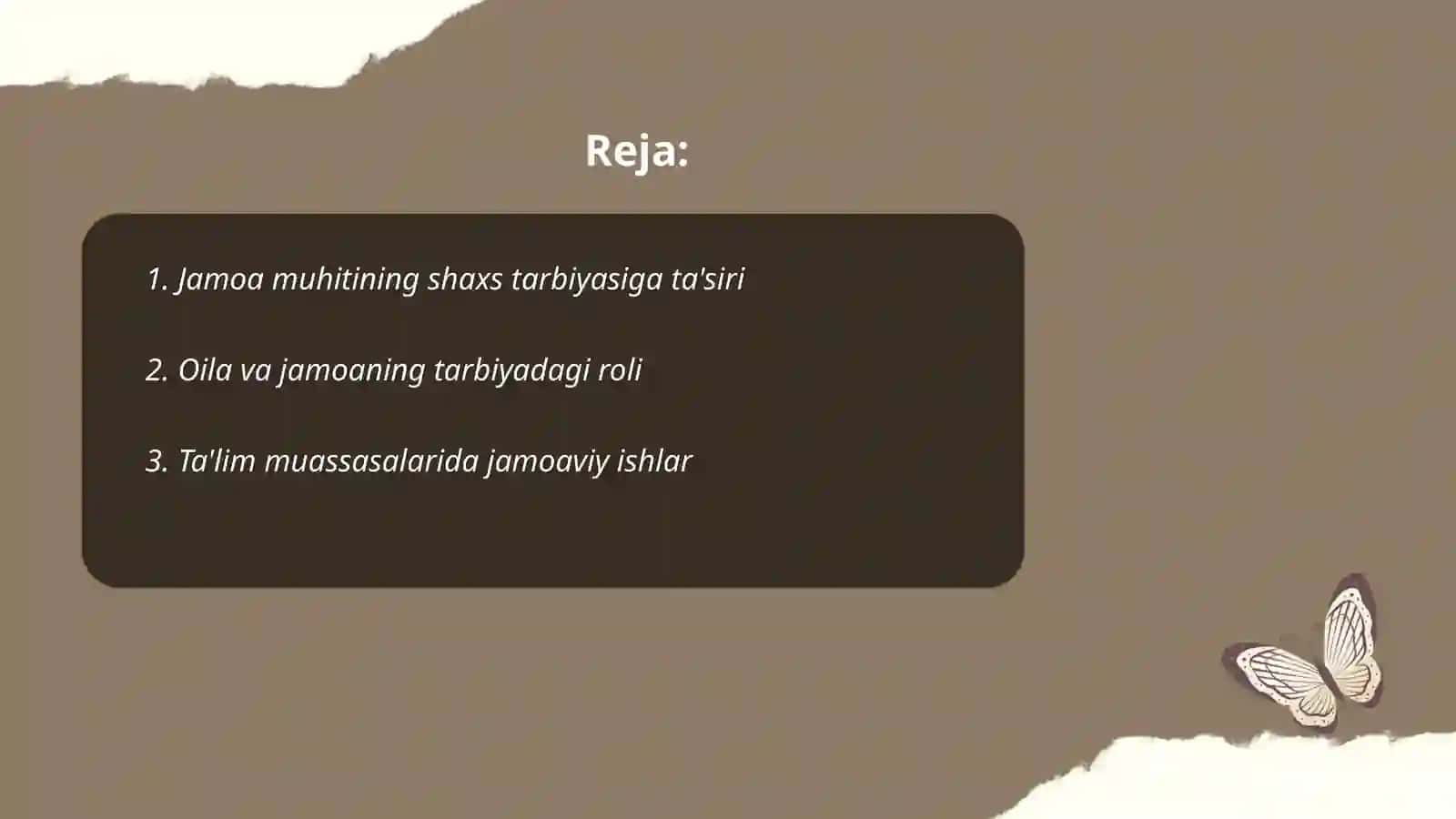 Jamoaning shaxs tarbiyasiga ta'siri 2