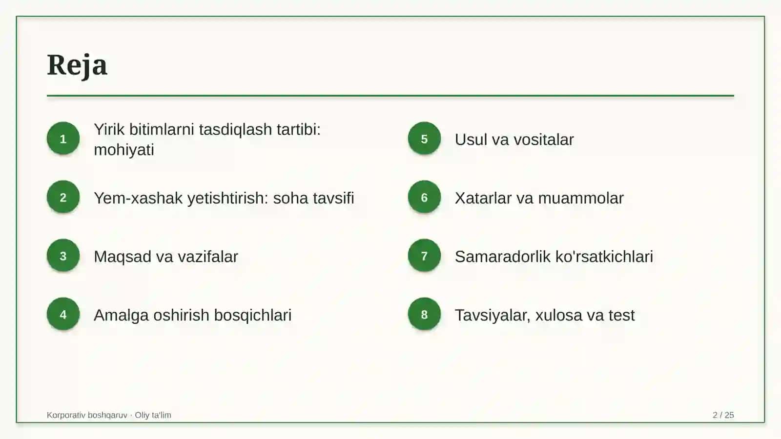 Yem-xashak yetishtirishda yirik bitimlarni tasdiqlash tartibi 2