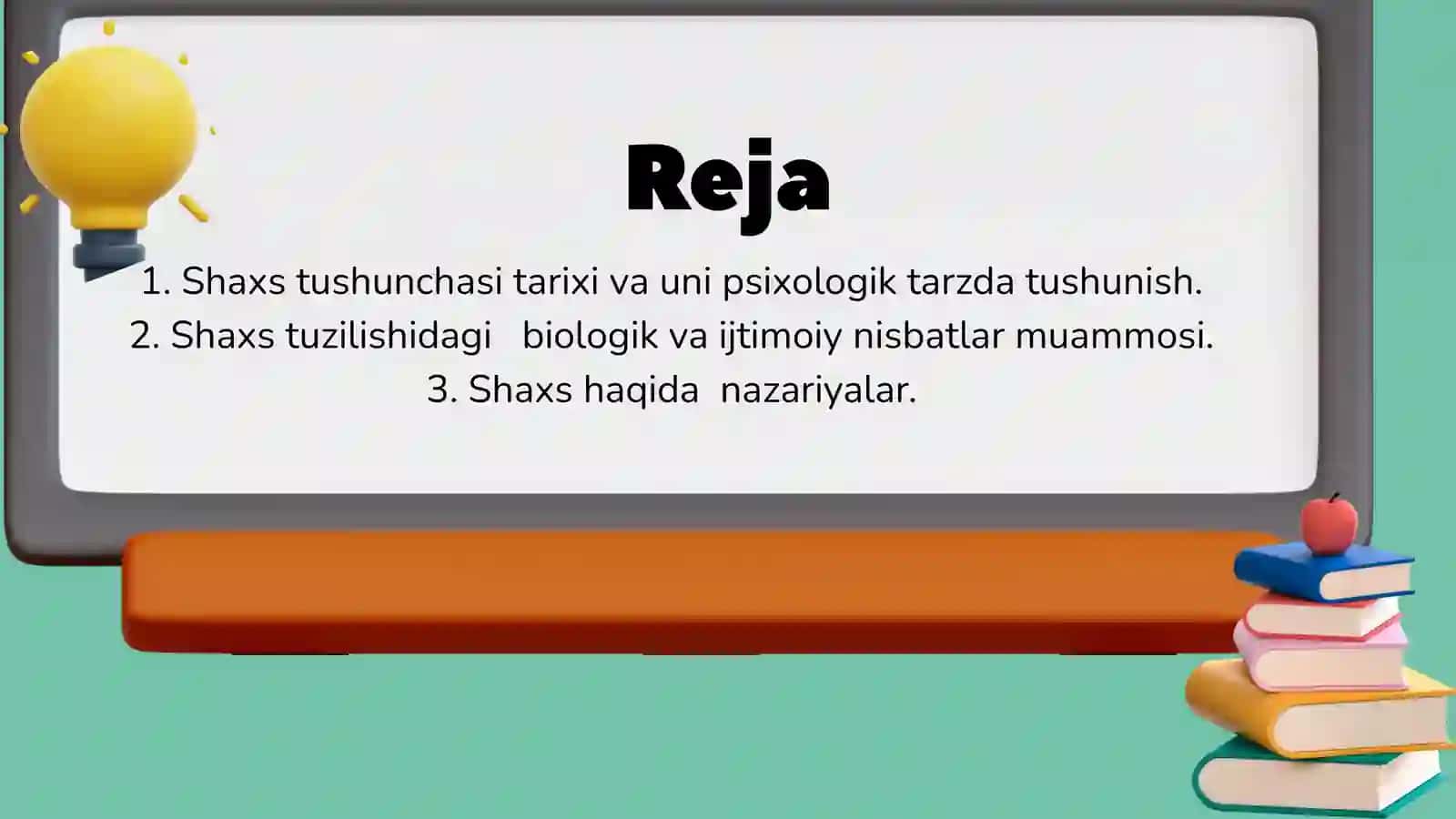 Shaxs tushunchasi 2