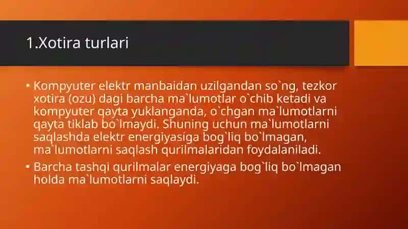 Taqdimot informatika va ST 2