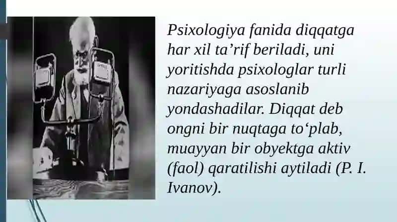 Diqqatning vujudga kelishi 2