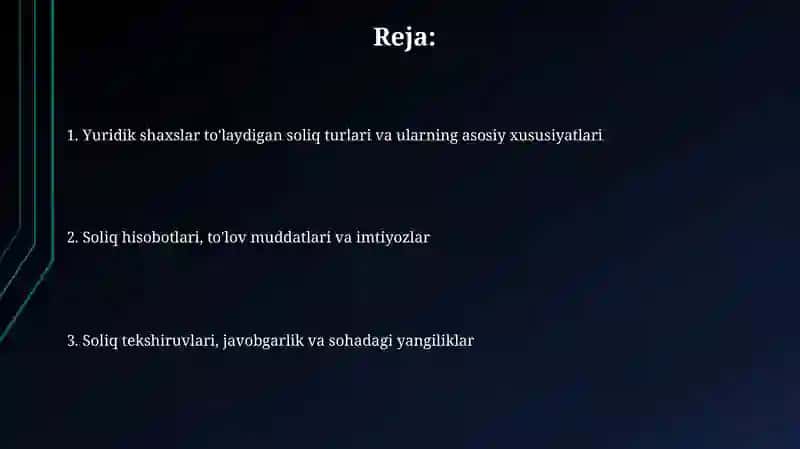 Soliq turlari 2