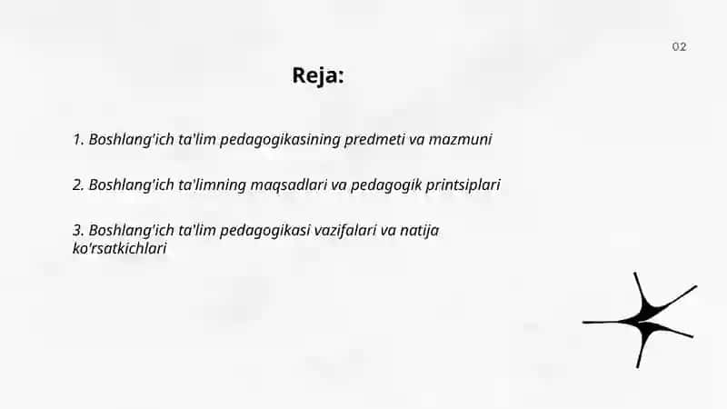 Boshlang'ich ta'lim pedagogikasi fanining predmeti maqsadi vazifasi ilmiy tadqiqot metodlari 2