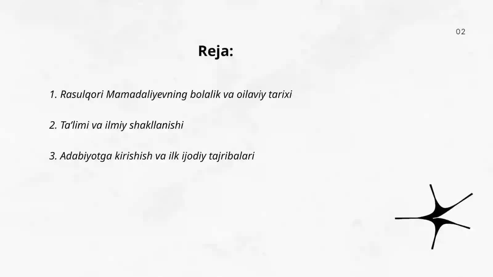Rasulqori Mamadaliyev hayoti va ijodi 2