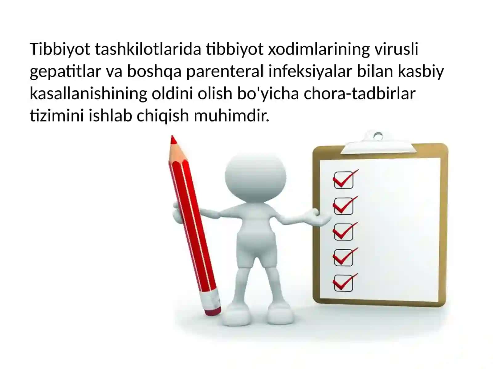 Tibbiyot xodimlarining infeksiyalardan xavfsizligi 2