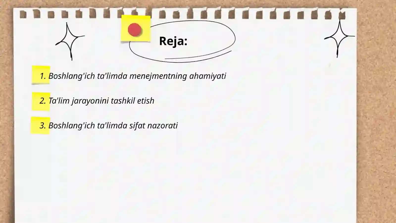 Boshlang'ich ta'lim menejmenti tushunchasi mazmuni 2