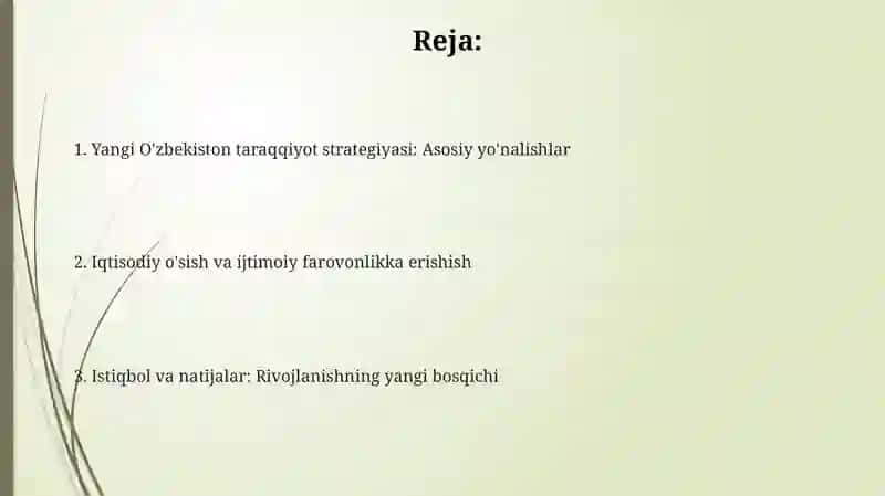 Yangi Oʻzbekiston taraqqiyot strategiyasi 2