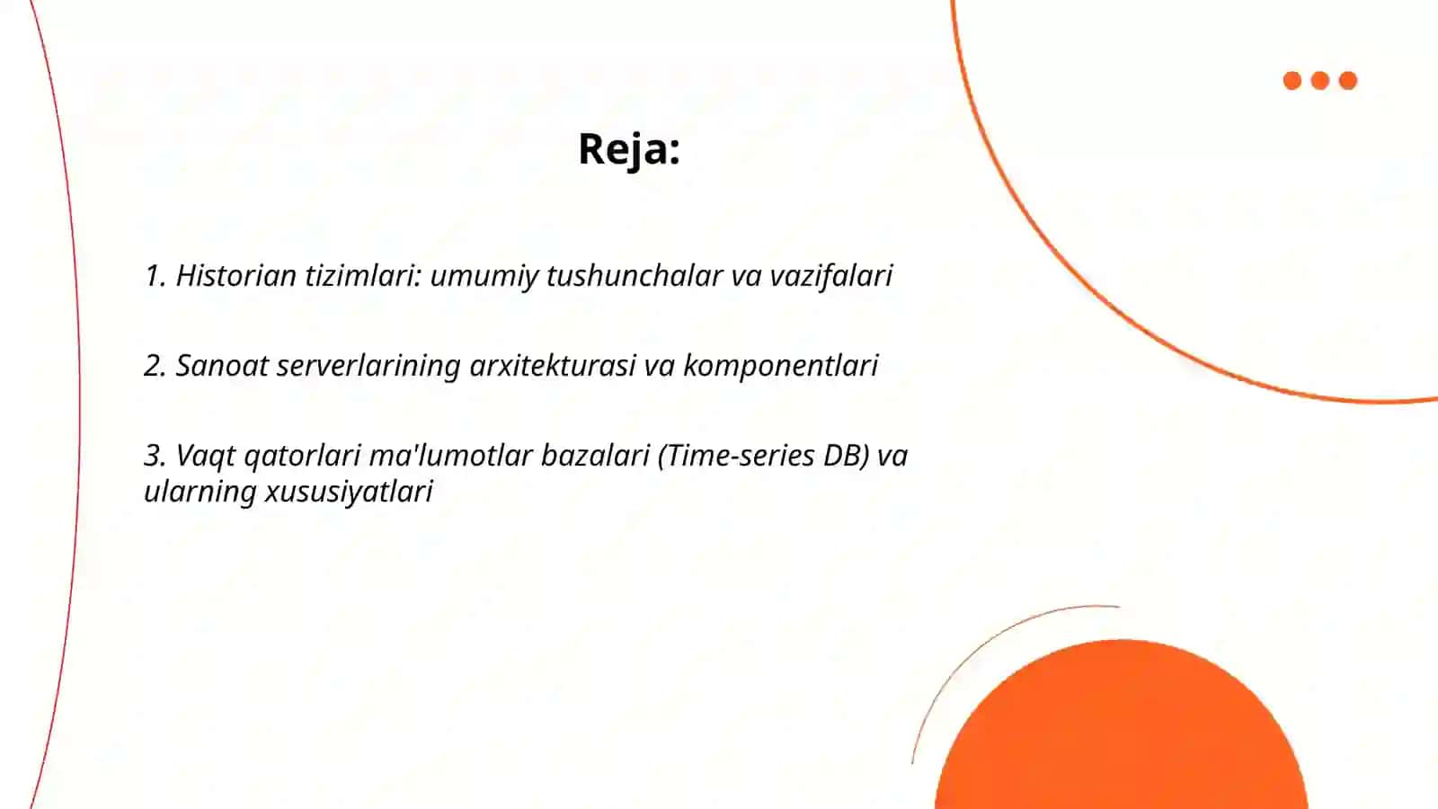 Historian tizimlari (Historian Systems) 2