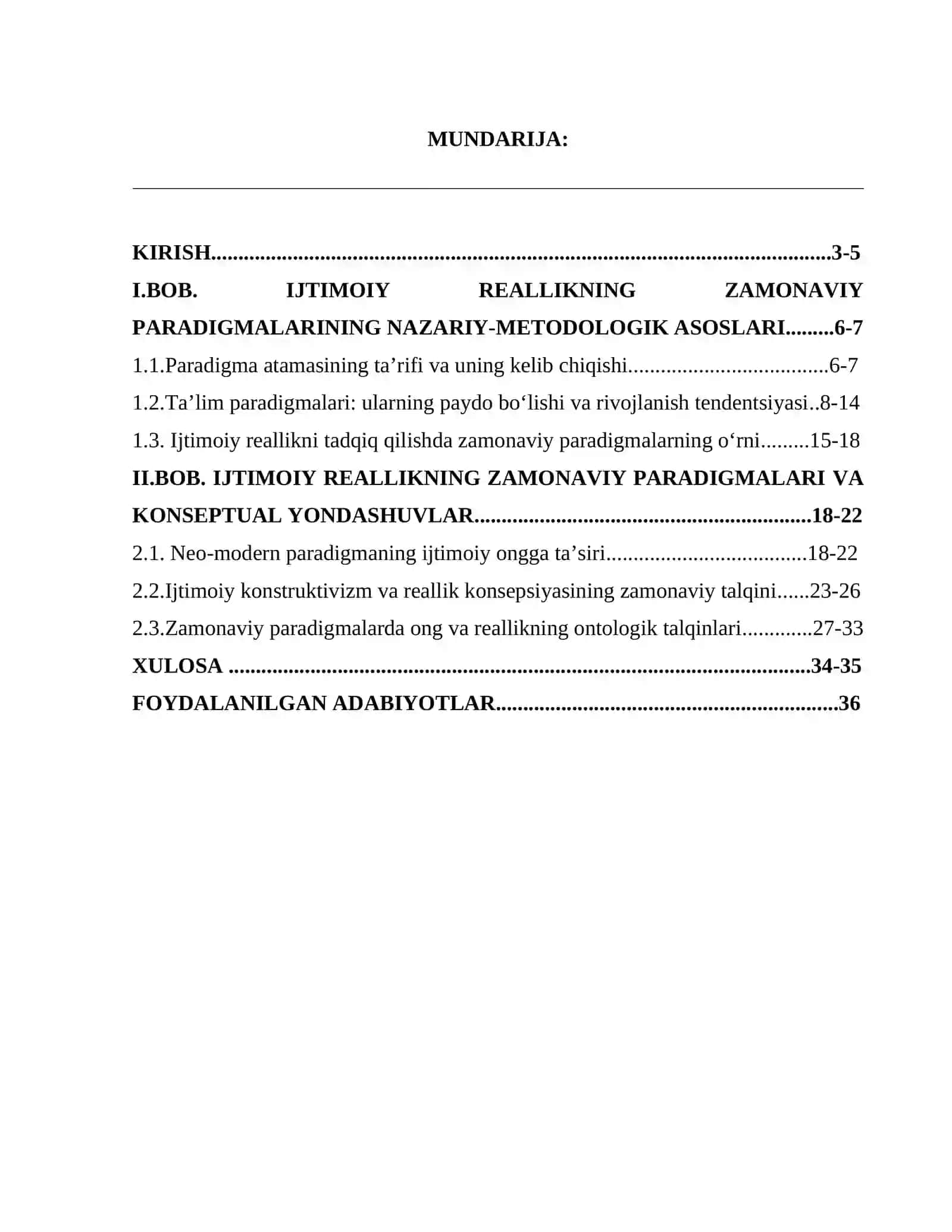 IJTIMOIY REALLIKNING ZAMONAVIY PARADIGMALARI 2