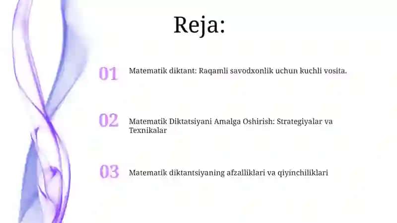 Matematik diktant 2