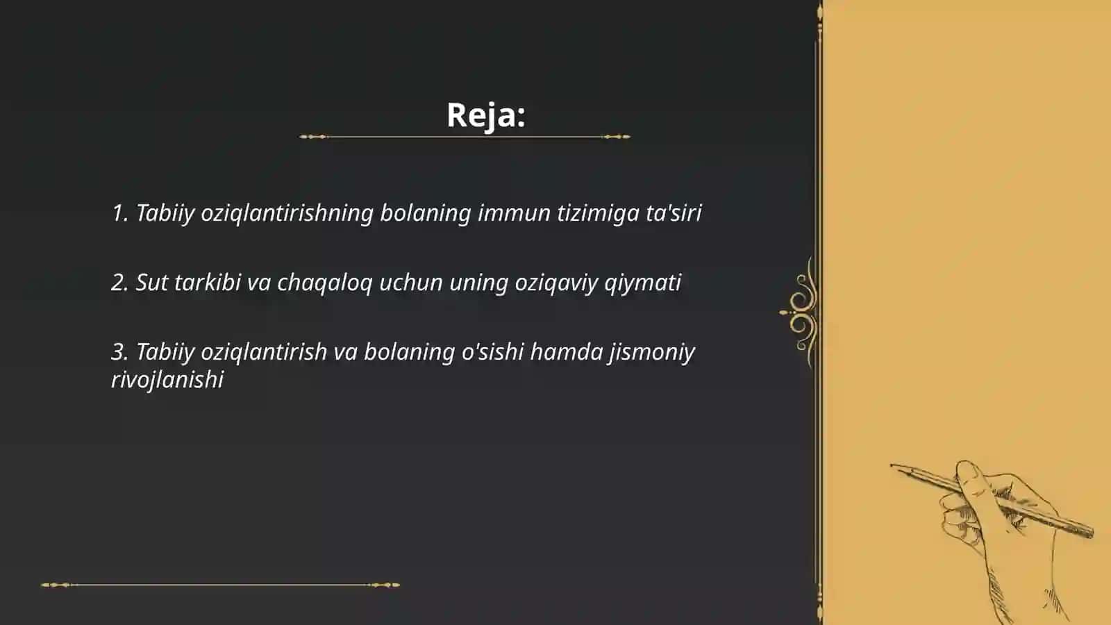 Tabiiy oziqlantirishning foydalari 2